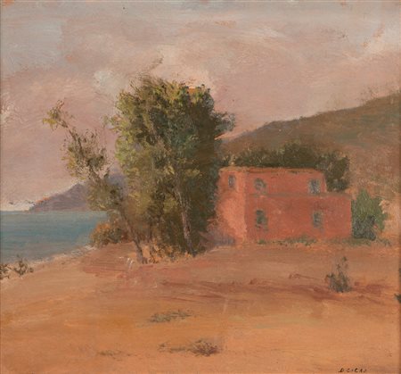 Domenico Colao (Monteleone Calabro 1881-Roma 1943)  - Paesaggio