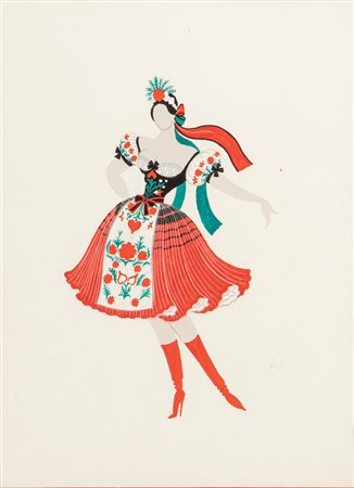 Erté (Romain de Tirtoff) (San Pietroburgo 1892-Parigi 1990)  - Costume Design