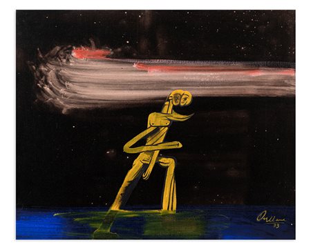 GASTON ORELLANA (1933) - Figura nella notte, 1973