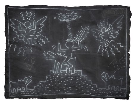 KEITH HARING, Subway Drawing