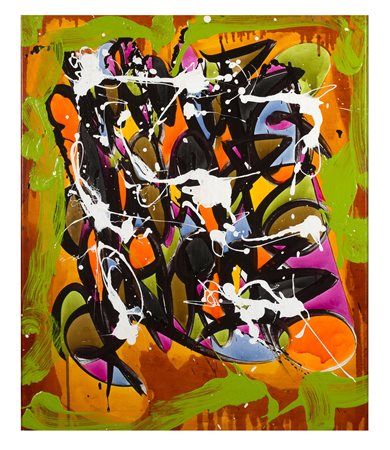 JonOne, Pushed to the Edge, 2012 