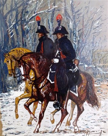 Giovan Francesco Gonzaga, Carabinieri a cavallo