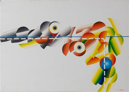 LUIGI  SENESI, senza titolo, 1971