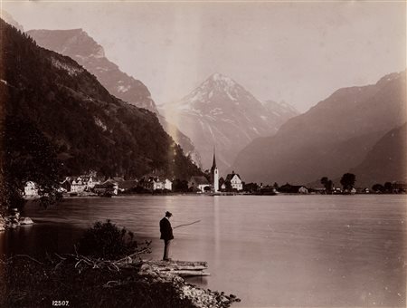 Giorgio Sommer (1834-1914)  - Vierwaldstättersee, Fluelen , 1890s