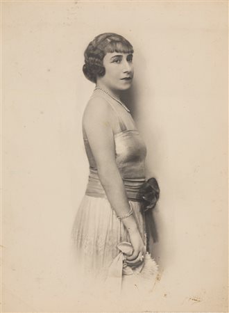 Antonio e Paolo Francesco D'Alessandri (XIX - XX sec.)  - Senza titolo (Ritratto di donna alla moda), 1920s