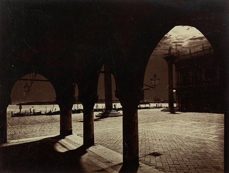 Carlo Naya (1816-1882)  - Venezia al chiaro di luna, 1870s