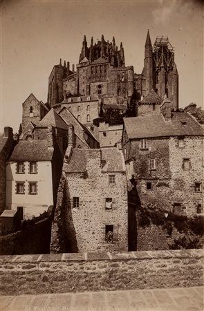 Etienne Neurdein (attribuito a) - Louis Antonin Neurdein (attribuito a) (1832-1918, 1846-1915)  - Le Mont Saint Michel, 1880s/1900s