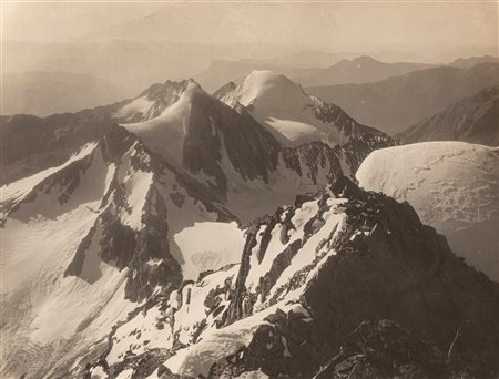 Leo Baehrendt (1867-1957)  - Cima Bianca e Fiammante, Hohe Weisse, 1950s