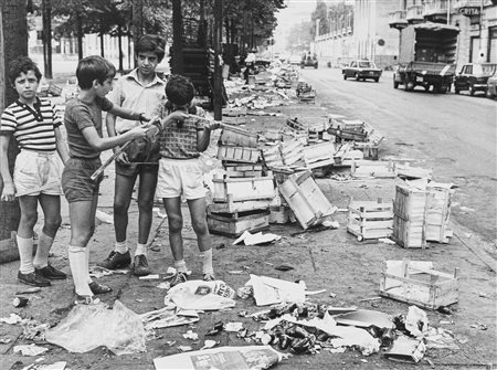 Aldo Moisio (XX sec.)  - Mercato di corso Racconigi, Torino, 1973