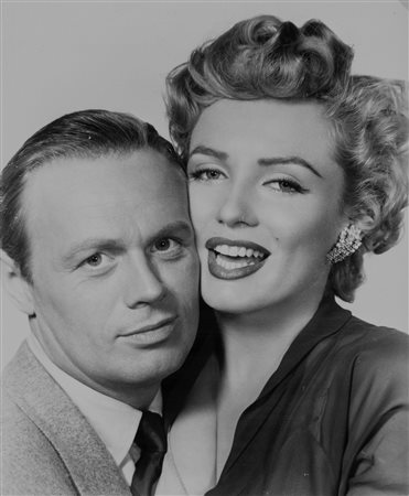 Lucien Ballard (attribuito a) (1908-1988)  - Marilyn Monroe e Richard Widmark in "Don't bother to knock", 1952