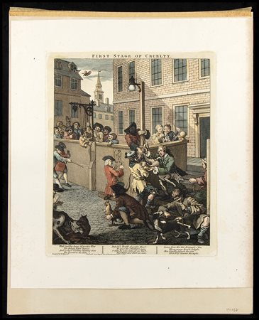 William Hogarth (1697-1764): FIRST STAGE OF CRUELTY