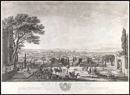 Jacques-Philippe Le Bas (1707-1783) e Charles-Nicolas Cochin (1715-1790) 
da Claude Joseph Vernet (1714-1789): LA VILLE ET LA RADE DE TOULON, C. 1760