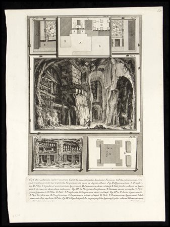 Giovanni Battista Piranesi (1720-1778): PARS CELLARUM SUBTERRANEARUM
CAPITOLII…