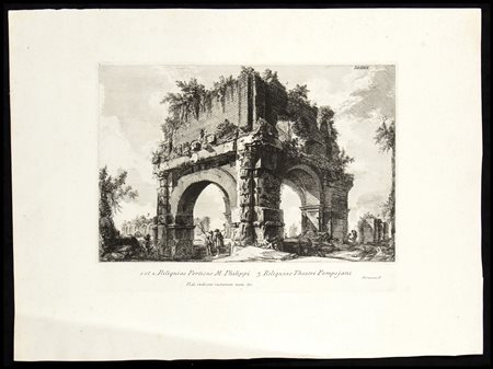 Giovanni Battista Piranesi (1720-1778): RELIQUIAE PORTICUS M. PHILIPPI