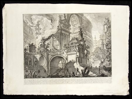 Giovanni Battista Piranesi (1720-1778): PARTE DI AMPIO MAGNIFICO PORTO ALL'USO DEGLI ANTICHI ROMANI…