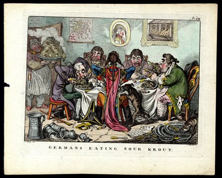 James Gillray (1756-1815): GERMANS EATING SOUR-KROUT