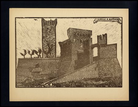 Bruno da Osimo (1888 – 1962): CASTELLO DI MONTEFIORE - RECANATI