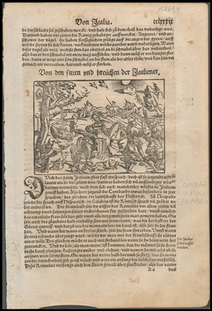 Sebastian Münster (1488-1552): SUGLI USI E COSTUMI DEGLI ITALIANI