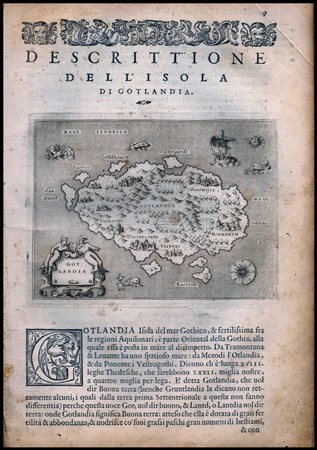 Girolamo Porro (1567-1599 (fl.)): DESCITTIONE DELL'ISOLA DI GOTLANDIA 