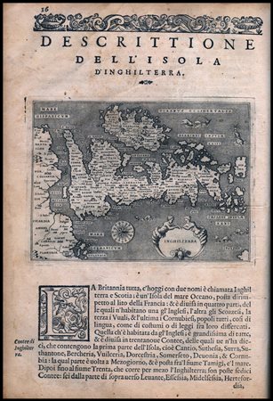 Girolamo Porro (1567-1599 (fl.)): DESCITTIONE DELL'ISOLA D'INGHILTERRA