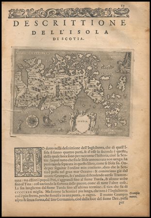 Girolamo Porro (1567-1599 (fl.)): DESCITTIONE DELL'ISOLA DI SCOTIA