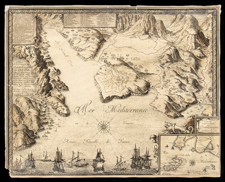 Sébastien Pontault de Beaulieu (1612–1674): CARTE DU GOUVERNEMENT DE PORTOLONGONE ( PORTO AZZURRO - ISOLA D'ELBA)