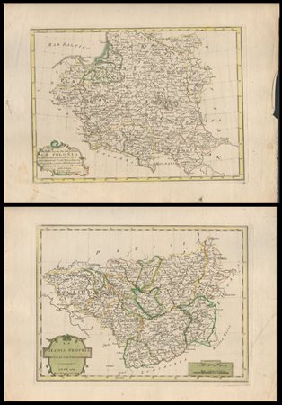 LA POLONIA. LOTTO DI DUE MAPPE, 1789