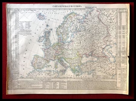 Benedetto Marzolla (1801-1858): LOTTO DI CINQUE MAPPE