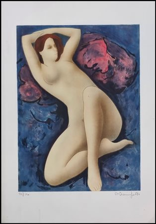 BONNEFOIT ALAIN Parigi 1937 "Nudo sdraiato"