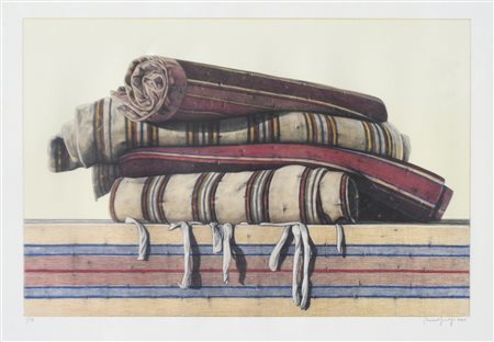 Gianluigi Rocca (Larido 1957) 3 litografie a col., 2001;Cadauna 50 x 70 cm...