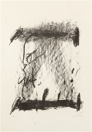 Antoni Tapies (Barcellona 1923-2012)  - Senza titolo