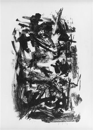 Emilio Vedova (Venezia 1919-2006)  - Presenze (tav. 6), 1960