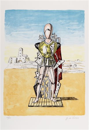 Giorgio de Chirico (Volos 1888-Roma 1978)  - Trovatore, 1973