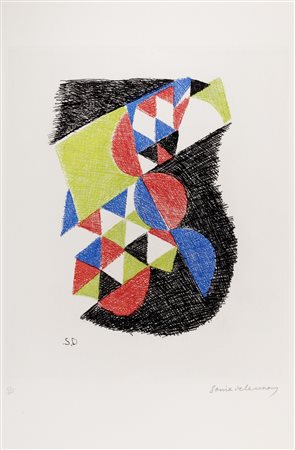 Sonia Delaunay (Hradyz'k 1885-Parigi 1979)  - Composizione