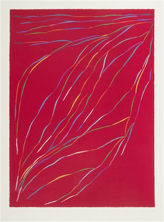 Piero Dorazio (Roma 1927-Perugia 2005)  - Composizione rossa, 1994