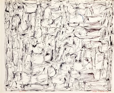 Piero Dorazio (Roma 1927-Perugia 2005)  - Composizione, 1957