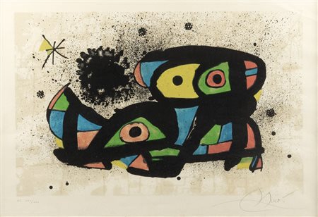 Joan Mirò (Barcellona 1893-Maiorca 1983)  - Vol espacial (Homenatge a Gaudì), 1979