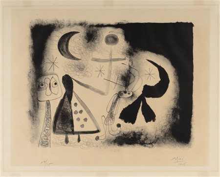 Joan Mirò (Barcellona 1893-Maiorca 1983)  - Album 13, 1948