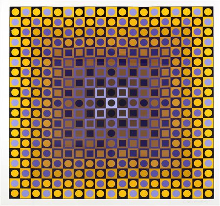 Victor Vasarely (Pécs 1906-Parigi 1997)  - Composizione, 1967