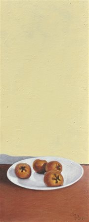 ROBERTO FABRIS (1956) Nespole 1998 ca. Acrilico, tempera, olio su tela 20x50...