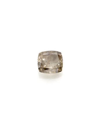 Diamante a cuscino fancy greenish yellow-brown di ct. 0,70. 

Accompagnato da d