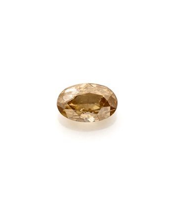 Diamante ovale fancy brown-yellow di ct. 1,00. 

Accompagnato da diamond report