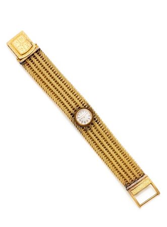 BUCCELLATI - JAEGER LECOULTRE
Orologio da polso da donna in oro giallo in parte