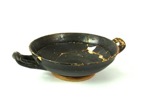 KYLIX A VERNICE NERA DATAZIONE: IV-III sec. a.C. MATERIA E TECNICA: argilla...