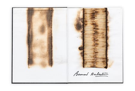 BERNARD AUBERTIN (1934-2015) - Livre brulée Rosemberg, 2010