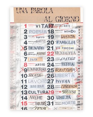 GINO GINI (1939) - Calendario del pittore N.10, 2022