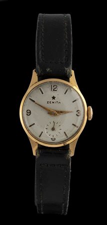 ZENITH: orologio polso lady in oro e platino, anni '40