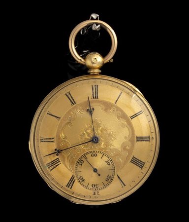 Orologio da tasca inglese in oro - Sheffield 1883