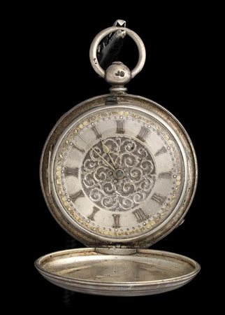 Orologio da tasca inglese in argento - Londra 1869, JOHN FLETCHER