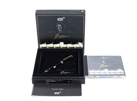 MONTBLANC Hommage à Frédéric Chopin: penna stilografica pennino oro 14k